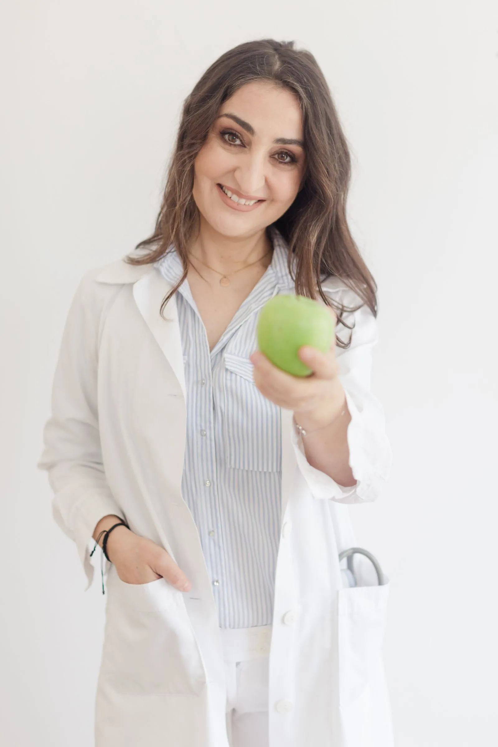 Nutricionista sorrindo