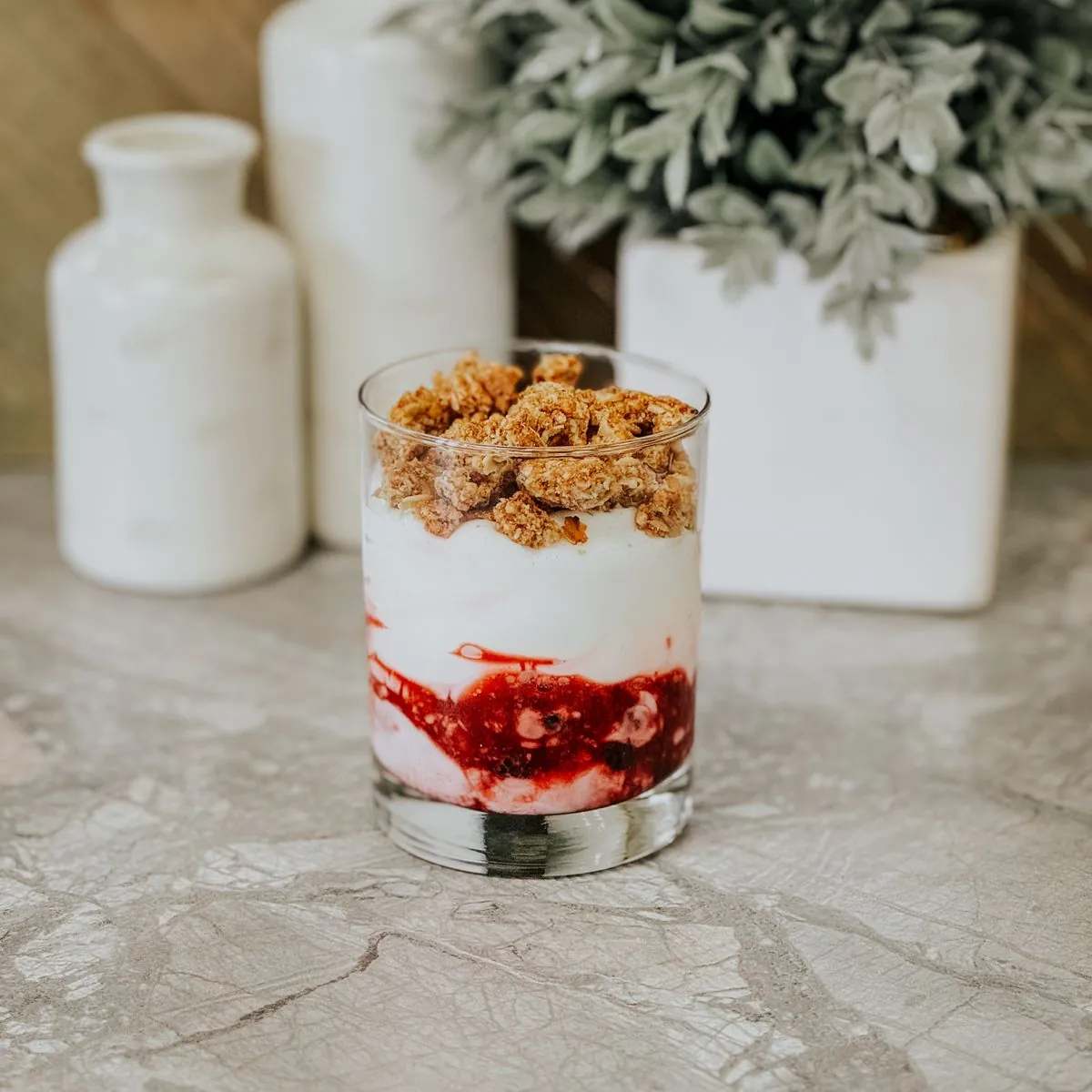 Iogurte com granola
