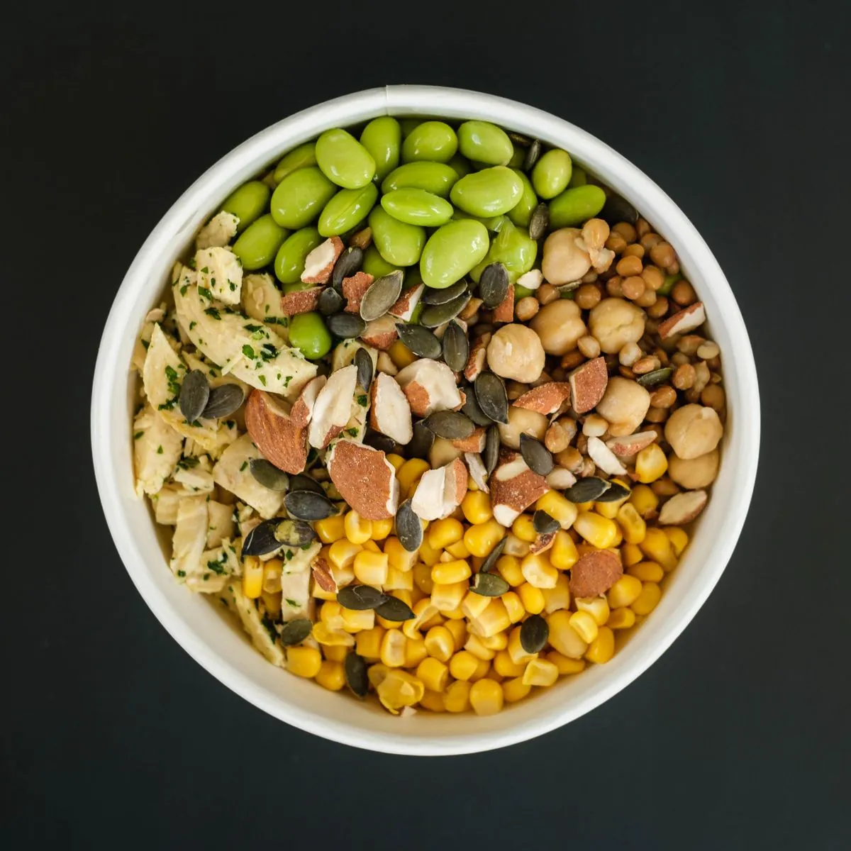 Bowl de milho e feijão