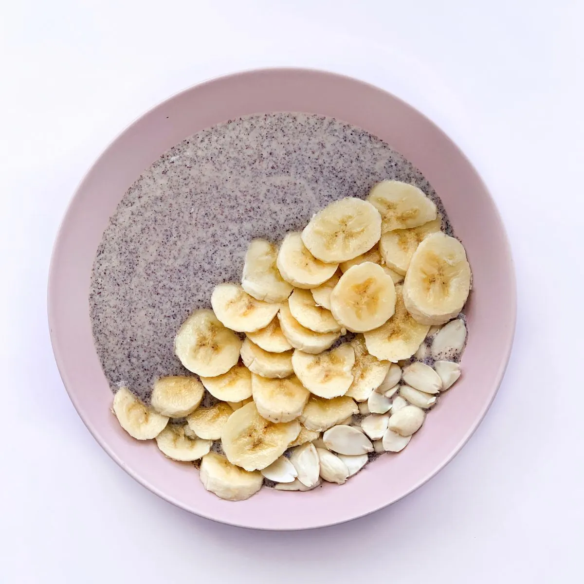 Chia com banana